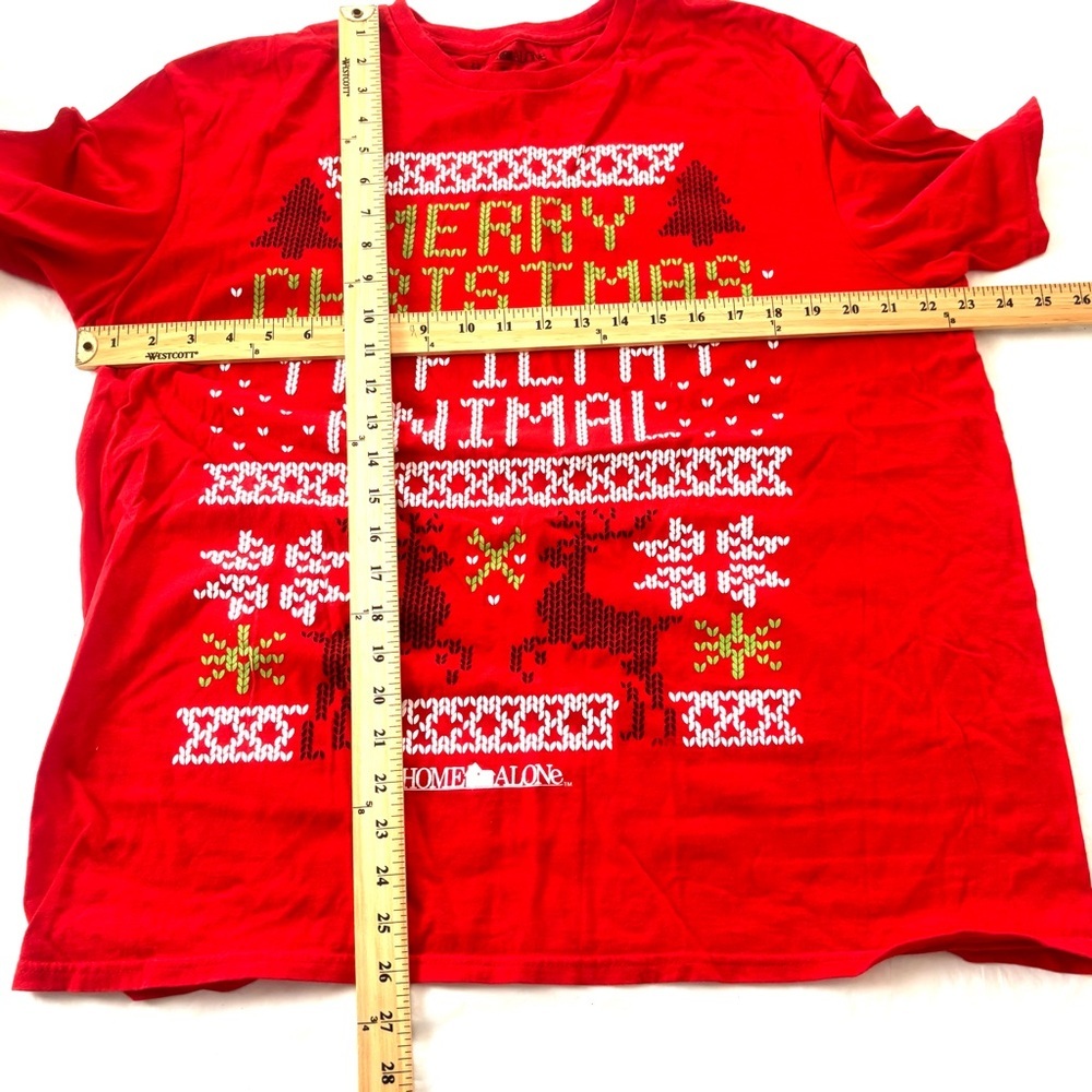 Home Alone Tee Merry Christmas You Filthy Animal  100% Cotton SZ XL NWOT - Picture 6 of 8